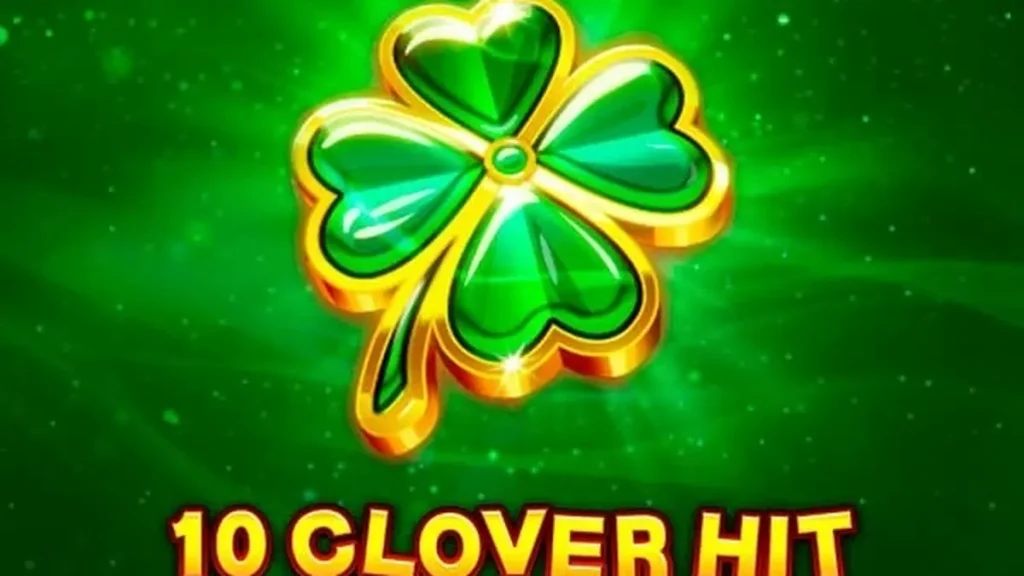 10 Clover Hit স্লট গেমের ইন্টারফেস এবং ক্লাসিক ফ্রুট সিম্বল